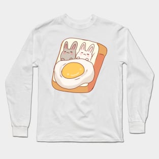 Bunnies on toast Long Sleeve T-Shirt